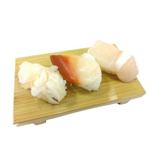 貝三貫盛り　わさび抜き